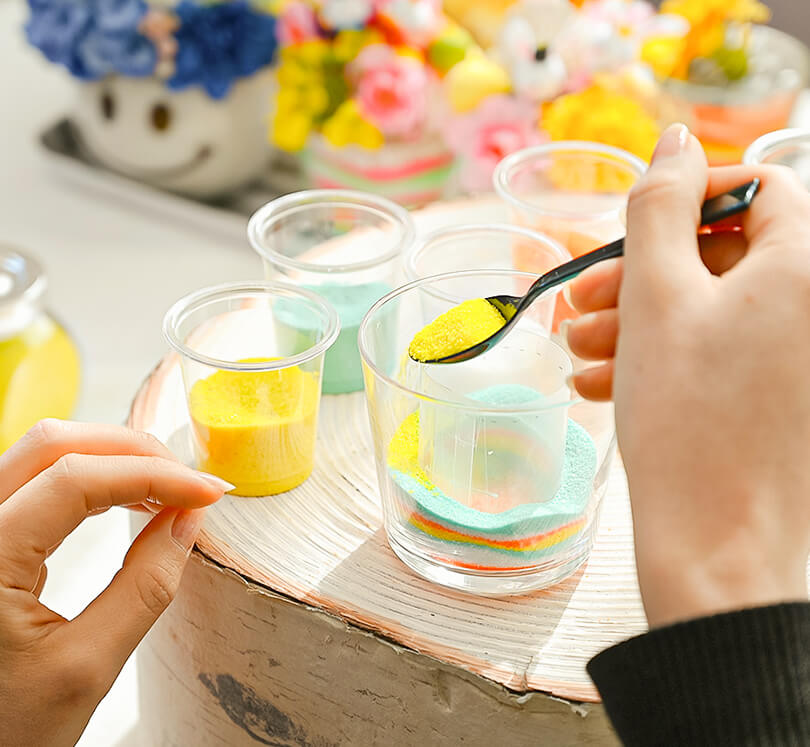 nicoiroは静岡県藤枝市で展開するサンドアート体験ワーク教室です。